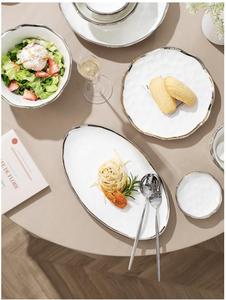 Juego de Vajilla de Lujo para Hotel, Restaurante y Hogar, Tazón, Plato, Cuchara, Utensilios de Cocina, Vajilla Moderna de Cerámica, Juego de Cubiertos - Product Image 3