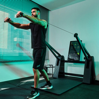 Xburn GYM Master X 150, Equipo de Gimnasio Comercial Multifuncional, Máquinas de Gimnasio con Pila de Pesas de 150 kg, Motor Dual, Metal Resistente