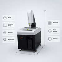 Máquina de Medición de Visión Computarizada Automática con Opción de Sonda Táctil para Control de Calidad Dimensional de Piezas de Plástico Moldeadas