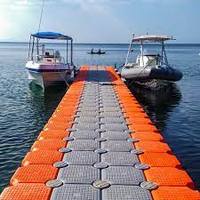 Plate-forme flottante de pontons flottants de bouée marine écologique imperméable en HDPE durable 50X50X40CM pour le cube équipé de bateaux de bateaux de docks