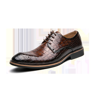 Chaussures en cuir formelles pour hommes, nouvelle collection 2026, vente en gros à prix abordable, chaussures de ville élégantes à trois brides pour gentlemen - Product Image 5