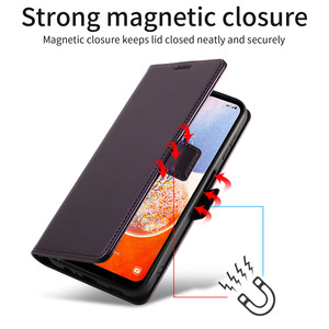 Étui portefeuille en cuir PU texturé pour <span class=keywords><strong>Sony</strong></span> <span class=keywords><strong>Xperia</strong></span> 10 VII, <span class=keywords><strong>Xperia</strong></span> <span class=keywords><strong>1</strong></span> VI, <span class=keywords><strong>Xperia</strong></span> 5 VI – Coque de téléphone classique et polyvalente - Product Image 4