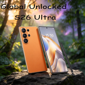 สมาร์ทโฟน S26 Ultra 5G LTE คุณภาพสูง รุ่นทั่วโลก ระบบปฏิบัติการ Android 15 Octa-core หน่วยความจำ 16GB+1TB ปลดล็อคแล้ว กล้อง 108MP หน้าจอ OLED 144Hz - Product Image 1