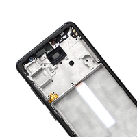 Pantalla LCD Super AMOLED original para Samsung Galaxy A52 (versión 5G), montaje completo del digitalizador con Marco, cable flexible LCD