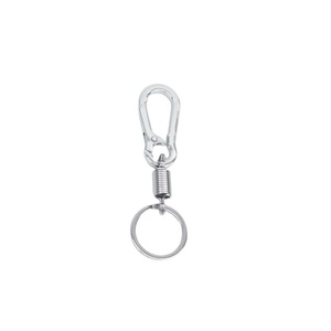 Sỉ 10 cái móc khóa kim loại kèm vòng chìa khóa, dây đeo móc khóa, móc khóa dạng móc cài cho chìa khóa xe, móc khóa đơn giản - Product Image 2