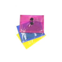 Carpeta de Documentos Impermeable A4, Fundas de Plástico con Botón a Presión, Bolsa de Archivo de Plástico de Alta Calidad