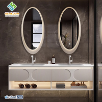 2025 OEM Juerte Coiffeuse Vente Chaude Comprenant Bureau Meuble Panneau Miroir Lavabo Robinet pour Meubles-Lavabos de Salle de Bain Roche Salle à Manger