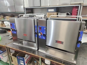 H260F Shineho Hot Sale New Design High Efficiency Stainless Steel Commercial Vertical Contact Toaster Burger Bun Maker for Baker - Product Image 2