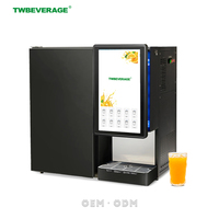 Dispensador de Bebidas y Jugos con Sistema IOT, Pantalla Táctil LED Grande y Enfriador para Tiendas de Alimentos