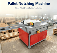 Machine à rainurer les palettes en bois à haute capacité, 600 à 800 pièces par heure