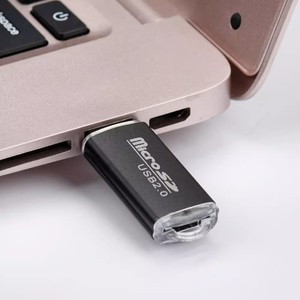 เครื่องอ่านการ์ดไมโครเอสดี ยูเอสบี 2.0 อลูมิเนียมอัลลอยด์ช่องเดียวสำหรับคอมพิวเตอร์โทรศัพท์มือถือ - Product Image 4