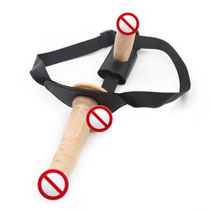 Giocattolo Sessuale per Lesbiche, Doppio Dildo in PVC Morbido con Cinturino, 100% Impermeabile per Masturbazione Femminile - Product Image 4