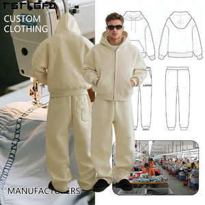 Sudadera con Capucha para Hombre, 100% Algodón Orgánico, Tallas Grandes, Sólida, Gruesa, Transpirable, Estampada, Mezcla de Felpa y Terry, Corte Holgado - Product Image 1