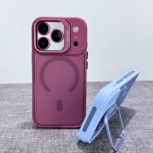 เคสโทรศัพท์แม่เหล็กแบบด้านหรูหรา ระบายความร้อนได้ดี สำหรับ iPhone 18 13 14 15 16 17 Pro Max พร้อมฝาครอบป้องกันเลนส์ - Product Image 1