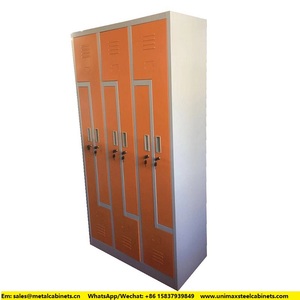 <span class=keywords><strong>Vestiaire</strong></span> <span class=keywords><strong>6</strong></span> portes avec serrures à clé Casier en métal 3X2 Cussets avec portes en Z - Product Image 2