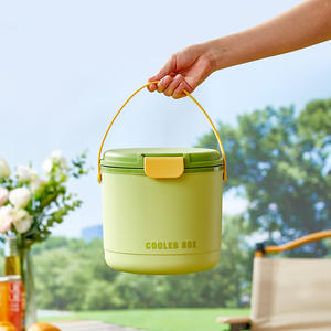 Été DIY Ice Block moule Set de 2 réfrigérateurs 64 plateaux à glaçons en plastique avec couvercle et poubelle - Product Image 5