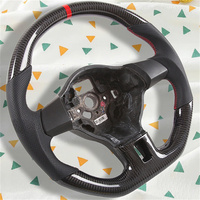 Personnalisation du volant en cuir et fibre de carbone pour Volkswagen Golf 6 GTI MK6, VW Polo GTI, Scirocco R, Passat CC - Accessoires auto
