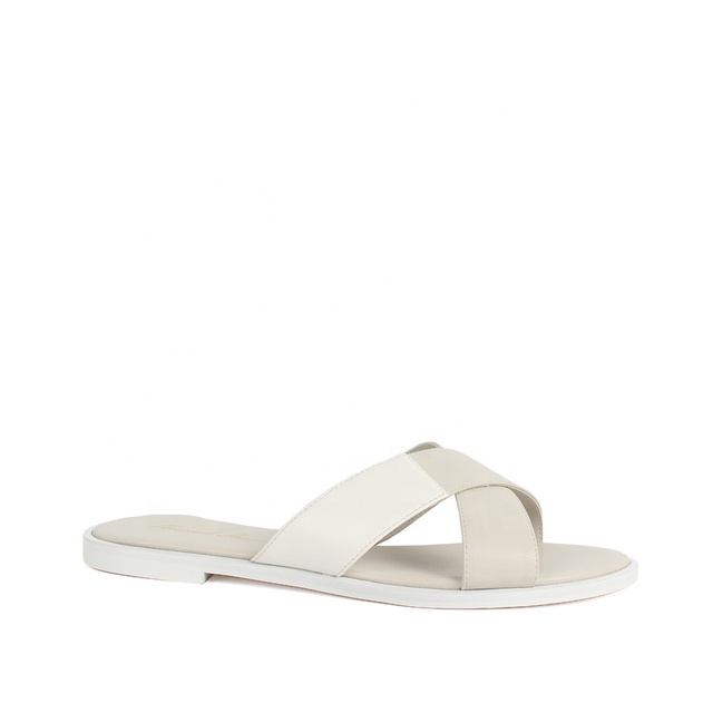 New Designer Women's Flat Casual Sandals Fashionable Beach Slippers for Summer Upper Position with Rubber Insole