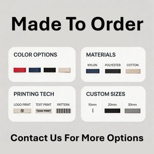 Bande élastique en maille chevron Aoya pour sous-vêtements, logo tissé personnalisé, logo brodé, polyester épais de haute qualité, confortable - Product Image 4