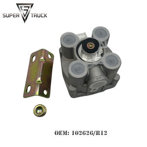 Druckluft brems ventil <span class=keywords><strong>Bendix</strong></span> 102626X, 103028XR OEM R12 Relais ventil für LKW-Bremse - Product Image 4