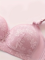 Soutien-gorge de soins pour femmes âgées, respirant, sans armatures, en dentelle fine brodée, tricoté, à couvrance complète, doux et confortable, pour un soutien quotidien, S-XXL