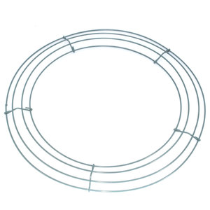 New Year Valentines Christmas 10 Inch Wire <strong>Wreath</strong> Forms for Deco <strong>Mesh</strong> - Product Image 2