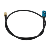 Cable Coaxial HFM Quad Hembra Recto a HFM Quad Hembra, RG174LL, 50 Ohm, DC-3GHz, para Cámara de Coche