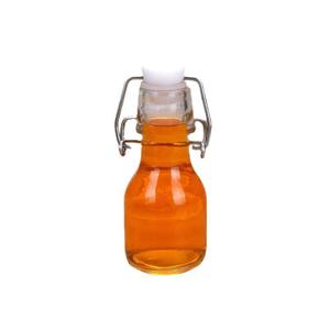 Mini botellas de vidrio <span class=keywords><strong>licor</strong></span> bebida aceite de cocina 60ml 120ml botellas de vidrio con tapa superior oscilante - Product Image 3