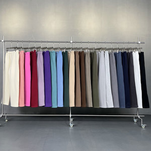 Fabrication de pantalons de survêtement amples brodés de haute qualité, en molleton, avec logo personnalisé, pour hommes, 100% coton, unisexe - Product Image 2