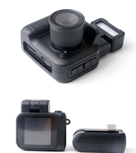 Mini caméra compacte HD 1080P Y4000 avec station d'accueil pour batterie, lampe flash, enregistreur vidéo sans fil portable, caméra numérique - Product Image 3