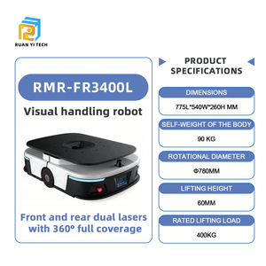 लेजर स्लैम नेविगेशन के साथ औद्योगिक गोदाम एv लेजर नेविगेशन 6-8h कार्य समय अनुकूलन योग्य पेलोड - Product Image 2