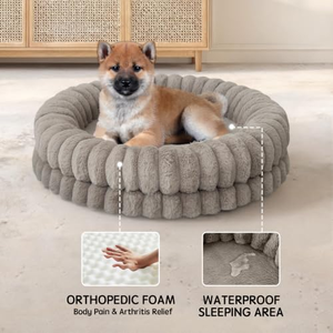 Custom Memory Foam <b>Dog</b> Cat Round <b>Sofa</b> <b>Beds</b> Orthopedic Luxury Memory Foam <b>Dog</b> <b>Bed</b> Waterproof Removeable Cover - Product Image 4