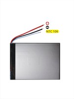 Baterai Li-Ion Lithium Ion polimer 10K NTC 3.7V 2700mAh 357095 untuk Tablet PC ponsel T425
