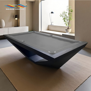 S.Q.F 8 Ball <b>Pool</b> <b>Table</b> American Style Slate Cushion Solid Wood Legs Indoor Pro Home Edition Custom Logo OEM Billiard X-KY Moder - Product Image 5
