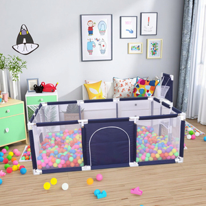 Thân Thiện Với Playpen Với Cổng An Toàn Trò Chơi Hàng Rào Đầy Màu Sắc Trong Nhà Trẻ Em Bóng Pit Hồ Bơi Sân Chơi - Product Image 4