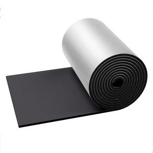 Panneau mural noir Funas de 25mm Feuille d'isolation en <span class=keywords><strong>mousse</strong></span> plastique ignifuge Aislante Termico Tube en <span class=keywords><strong>mousse</strong></span> Panneau d'isolation en caoutchouc - Product Image 1