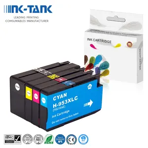 INK-TANK 953XL 957XL 953 957 XL Premium renkli için uyumlu mürekkep püskürtmeli mürekkep kartuşu HP953 HP OfficeJet Pro 7740 7720 yazıcı