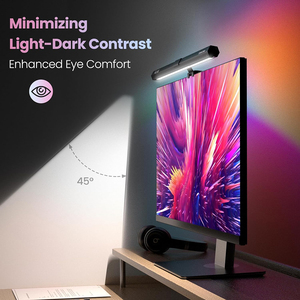 Barre lumineuse LED <span class=keywords><strong>RGB</strong></span> double source réglable température de couleur froide/chaude Anti-éblouissement Protection des yeux lampe de bureau chambre moderne - Product Image 2