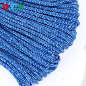 Cordón de encuadernación Cordón redondo de poliéster Cuerda de 5mm <span class=keywords><strong>Para</strong></span> Cord Pulsera de cuerda multiusos Paracorde - Product Image 6