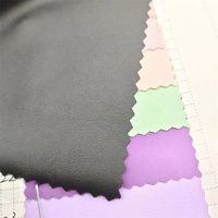Tissu en cuir PU élastique extensible dans les 4 sens, finition mate, pour robes et vêtements, simili cuir