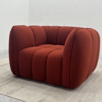 Fauteuil Canapé Moderne Entièrement en Éponge, Compressé Sous Vide, en Forme de Citrouille, pour Salon et Chambre, pour le Confort Domestique