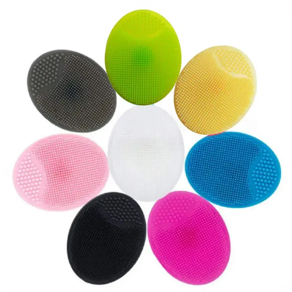 Factory Supply Waterproof Spa Massage Scrubber Massager Face & Body Silicone Facial Cleansing Brush