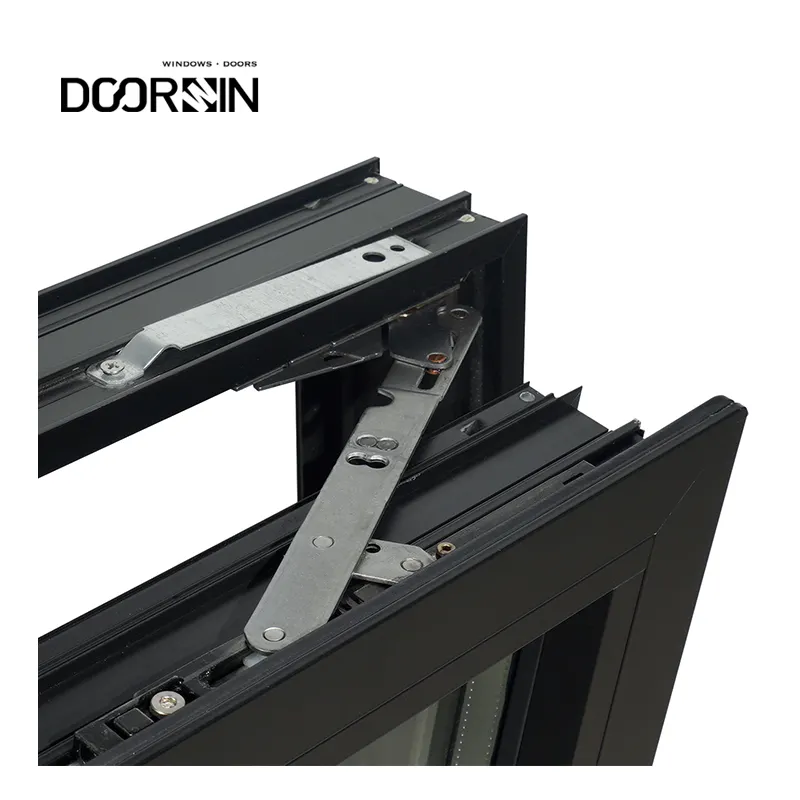 DOORWIN Good Quality Aluminum Alloy Windows Hurricane Resistance Sound Insulation Double Glass Tilt And Turn Window