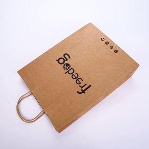 Bolsa de Papel Kraft Marrón con Logotipo Exclusivo Personalizado para Ti, Bolsa de Centro Comercial para Tienda de Ropa - Product Image 6
