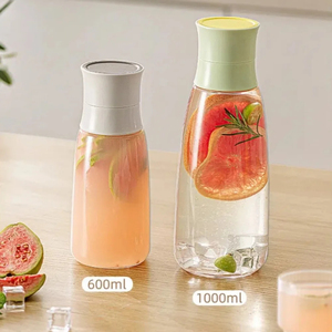 Bouteille en verre épais pour thé glacé aux fruits, saké ou vin, avec joint hermétique, design minimaliste, idéale pour les réceptions à domicile - Vente en gros - Product Image 5