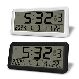 <span class=keywords><strong>Reloj</strong></span> Despertador Digital con Fuente Grande, Calendario, Fecha, Hora, Semana, Función de Repetición, <span class=keywords><strong>Reloj</strong></span> LCD Delgado para Montar en Pared o Escritorio, para Estudiantes y Personas Mayores - Product Image 3