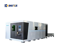 Machine de découpe laser à fibre BEKE 4020-6KW économique avec refroidissement par eau, contrôle Cypcut, prise en charge programmable AI/DXF/PLT pour le métal
