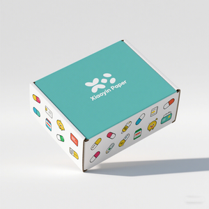 Benutzer definiertes Logo Starke <span class=keywords><strong>Cartoon</strong></span>-Verpackung Wellpappen-Verpackungs produkt Großhandel White Mailer Box - Product Image 1