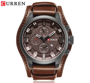 Nuevo Reloj de Lujo para Hombre, Deportivo, Multifunción, de Diseño Único, Analógico, Casual, de Cuarzo, con Correa de Cuero, de 47 mm, en Aleación - Product Image 5