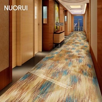 Alfombra Comercial Axminster de Guía de Trayectoria, Moderna, Geométrica, de Lana y Nylon Tejida para Apartamentos de Lujo y Proyectos Hoteleros